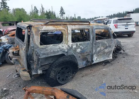 2008 Hummer H3 Suv z USA, uszkodzony, nr VIN 5GTEN13EX88126392